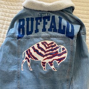 Custom painted Buffalo bills jacket by Sarah’s art & design